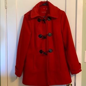 Calvin Klein red zip up jacket